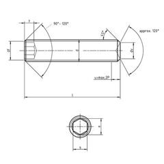 DIN 916 - Hexagon Socket Set Screws with Cup Point