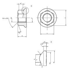 DIN 6923 - Hexagon Nuts with Flange