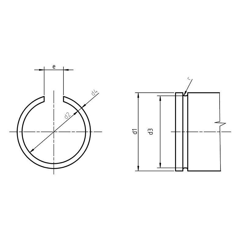 DIN 7993 A - Snap Rings