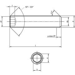 DIN 913 - Hexagon Socket Set Screws with Flat Point