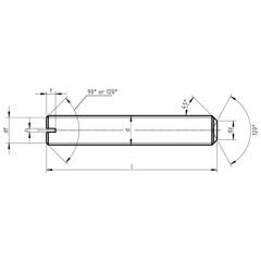 DIN 438 - Slotted Set Screws with Cup Point