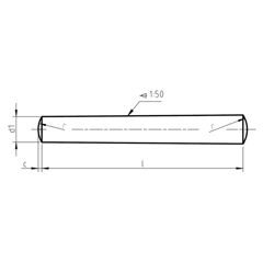 DIN 1 - Taper Pins