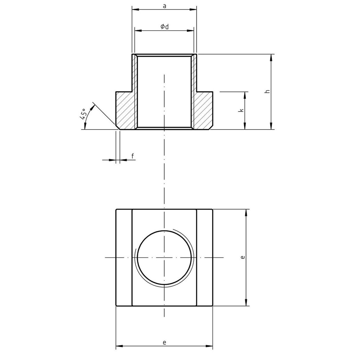 DIN 508 - Nuts for T-slots