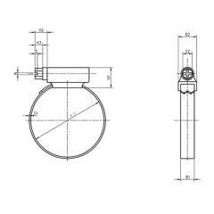 DIN 3017 - Hose Clamps