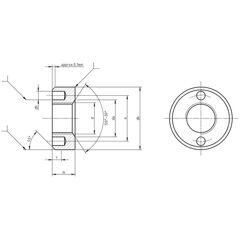 DIN 547 - Two-Hole Nuts