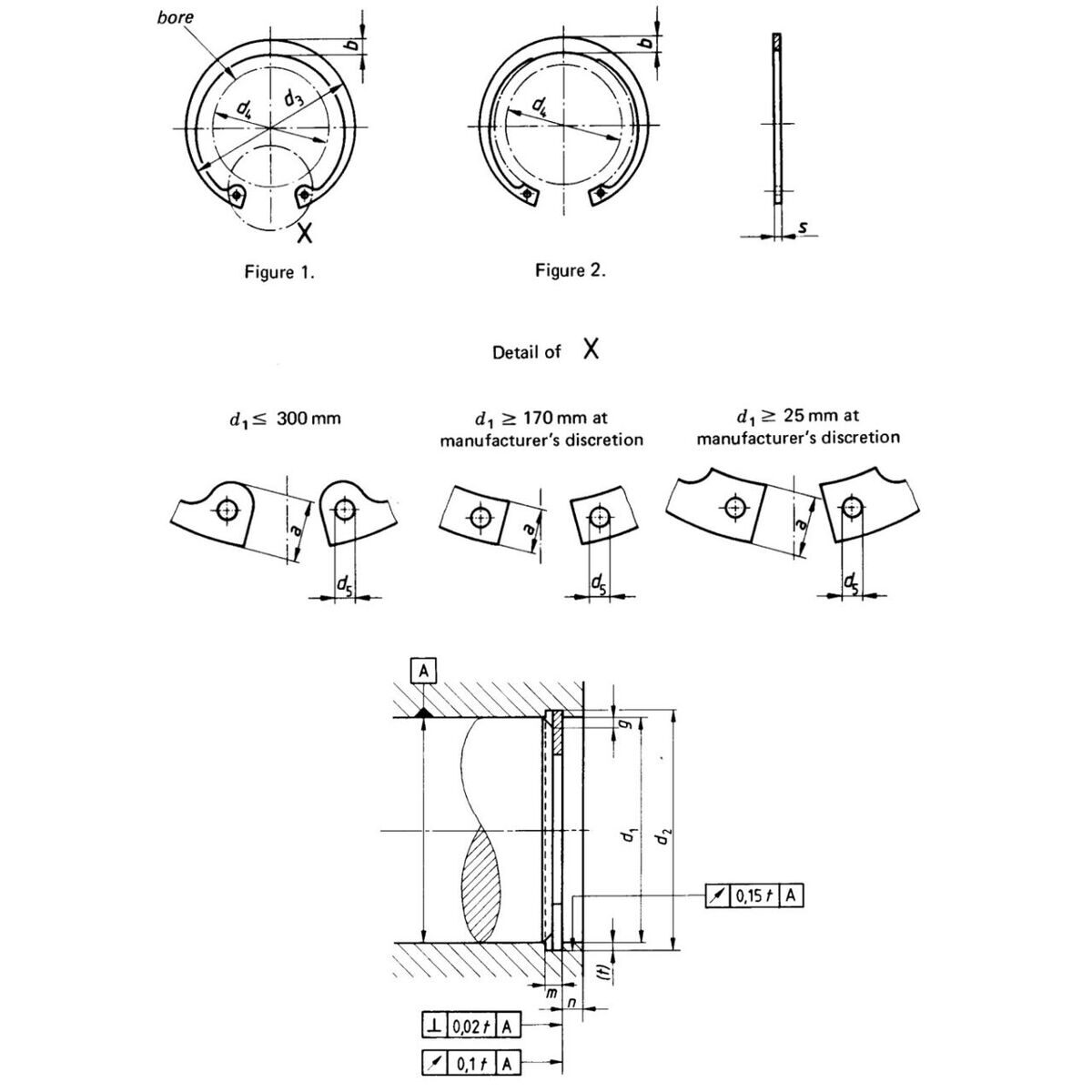 DIN 472 - Retaining Rings for Bores