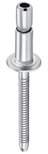 GO-LOCK Domed Head with Grooved Mandrel