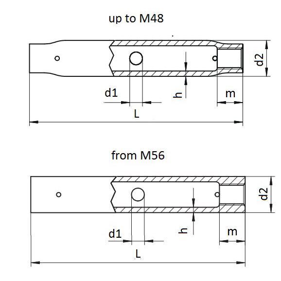 DIN 1478 - Turnbuckles