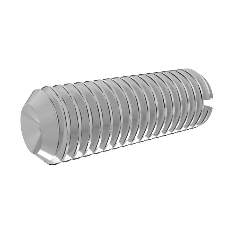 DIN 438 - Slotted Set Screws with Cup Point