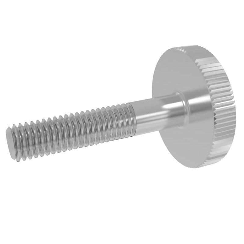 DIN 653 - Flat Knurled Thumb Screws