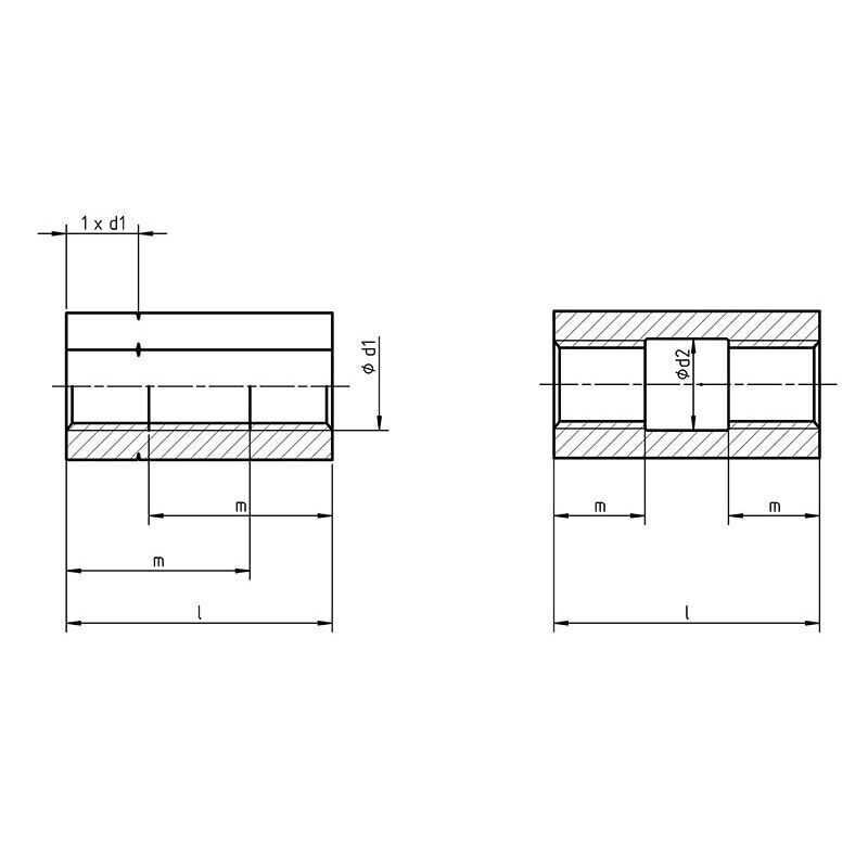 DIN 1479 - Hexagonal Turnbuckle