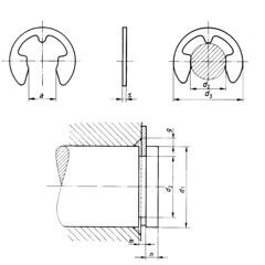 DIN 6799 - Retaining Washers for Shafts