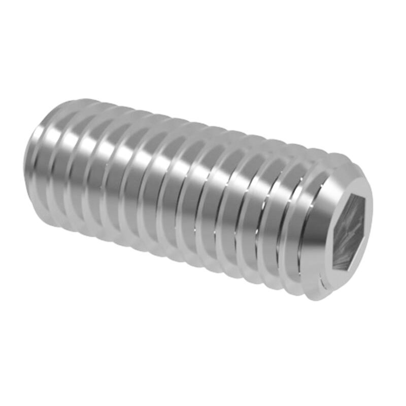 DIN 913 - Hexagon Socket Set Screws with Flat Point