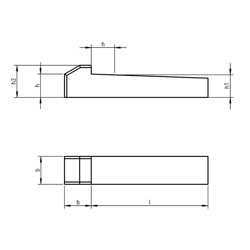 DIN 6887 - Taper Keys Gip Head