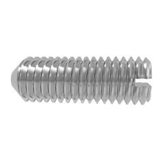 DIN 553 - Slotted Set Screws with Cone Point