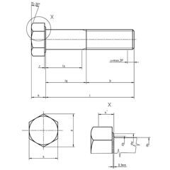 DIN 931 - Hexagon Head Bolts with Shank