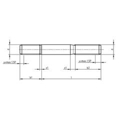DIN 940 - Studs with Engagement Length 2,5xD