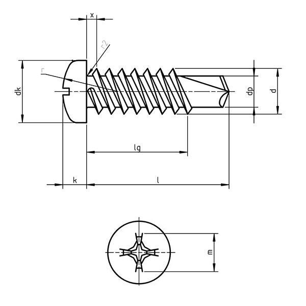 DIN 7504 N - Self Drilling Screws